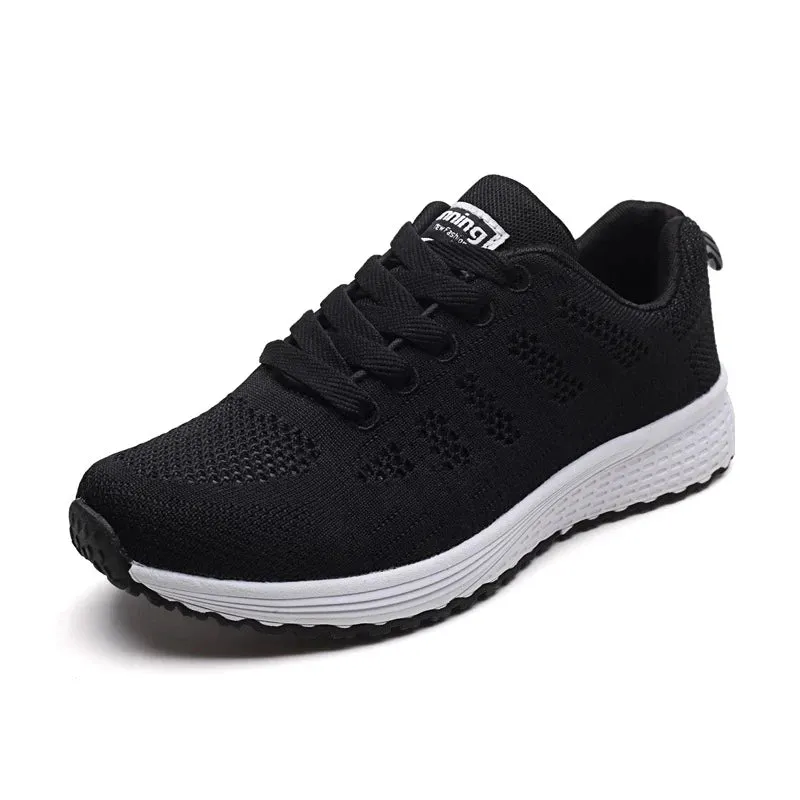 Women's Breathable Mesh Sneakers – Casual Flat Walking Shoes™