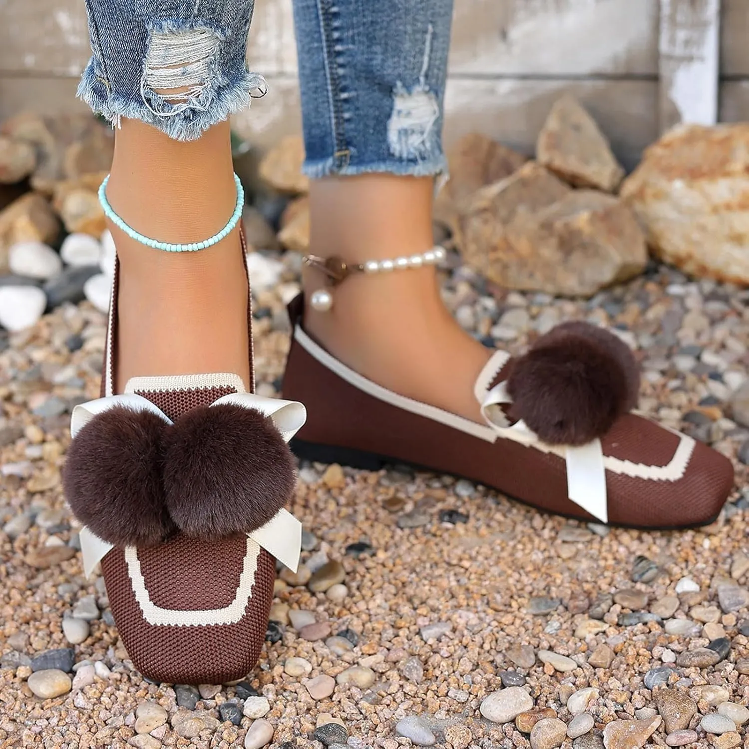Women's Flats Shoes Comfortable Dressy Pointed Toe Washable Ballet Flat