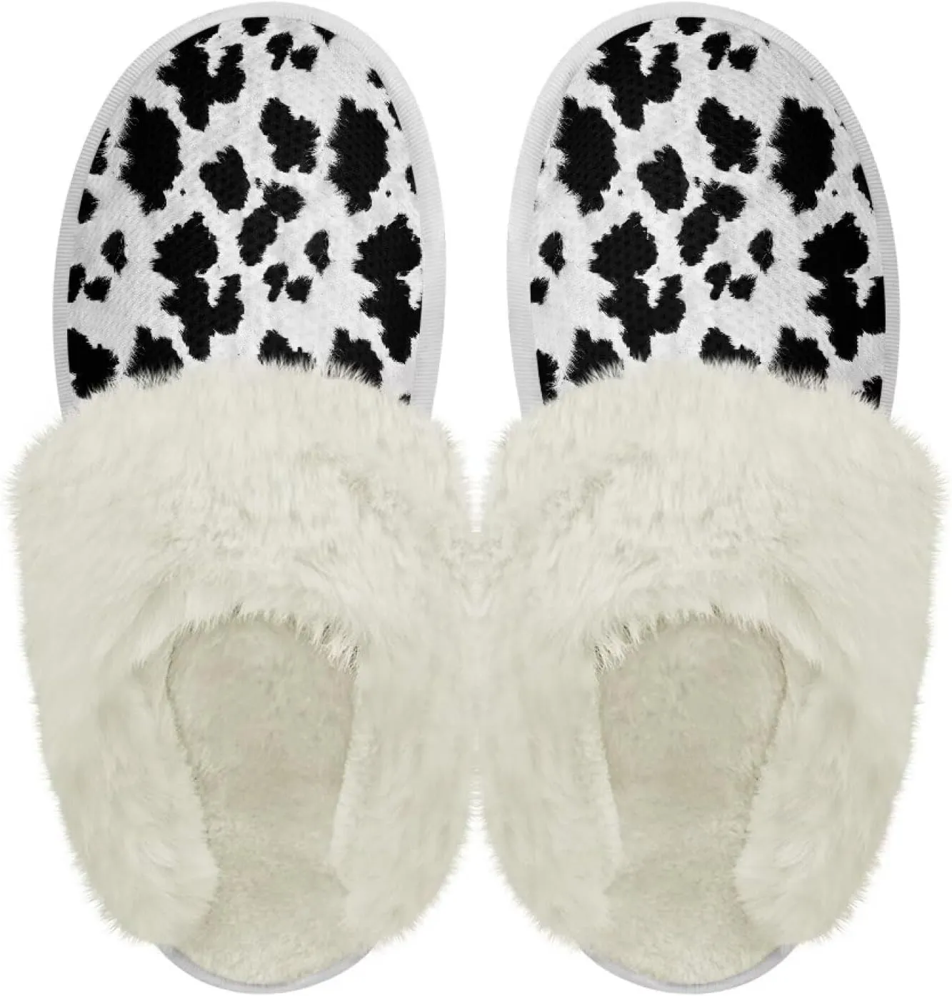 Women's Fuzzy Slippers Fluffy Winter Warm House Shoes Comfort Non Slip Soft Plush Slippers Indoor and Outdoor US 5-10