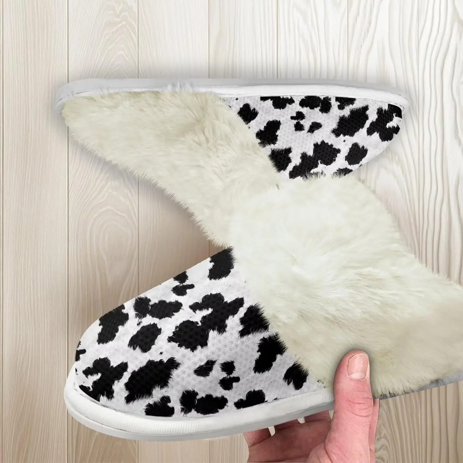Women's Fuzzy Slippers Fluffy Winter Warm House Shoes Comfort Non Slip Soft Plush Slippers Indoor and Outdoor US 5-10