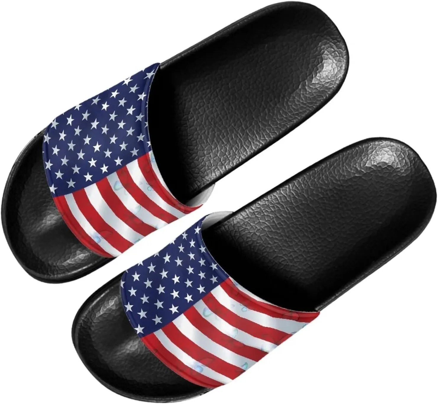 Women's Novelty Slides Sandals Casual Soft Sole Open Toe Non-Slip Single Band Slides Sandals