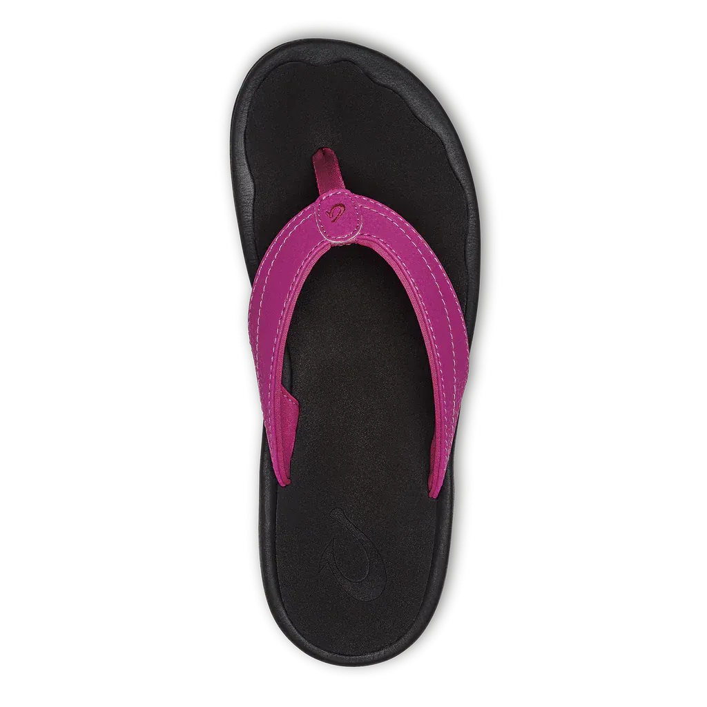 WOMEN'S OLUKAI 'OHANA | ORCHID FLOWER / BLACK
