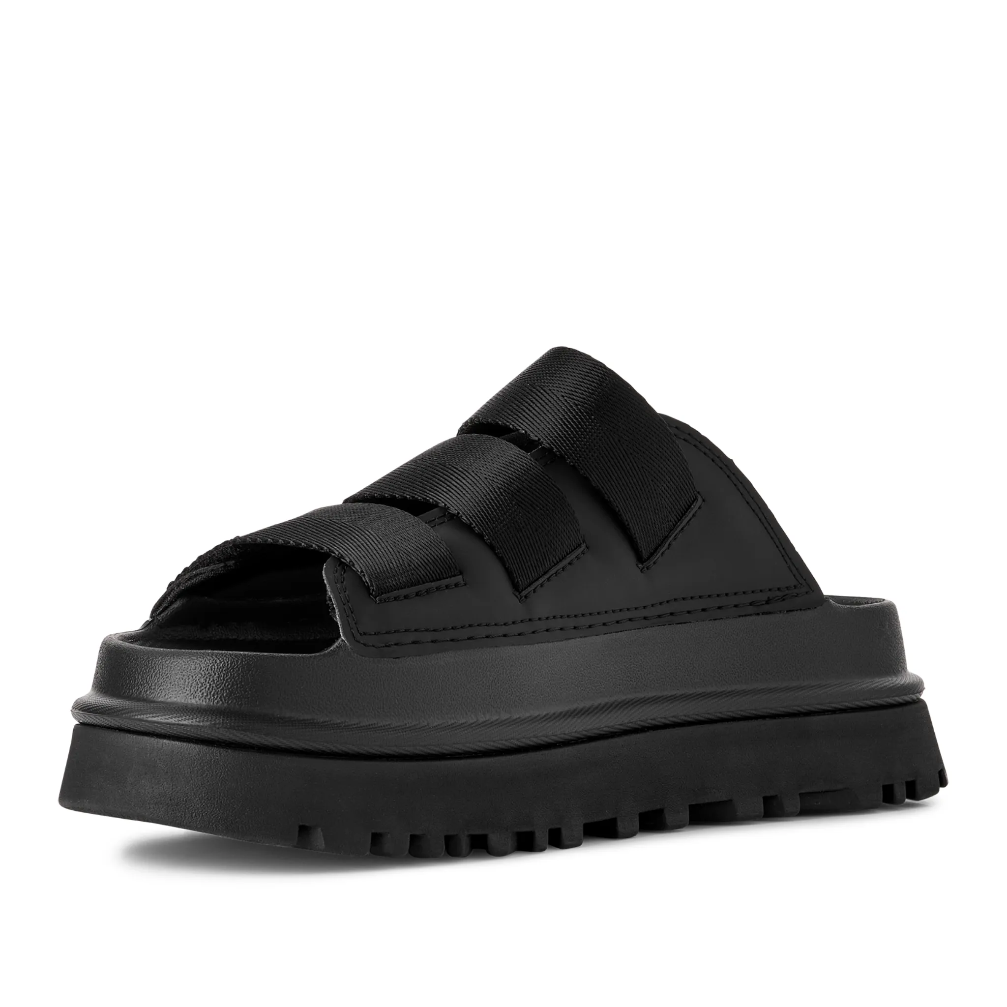 Womens UGG Black Goldenglow Slide