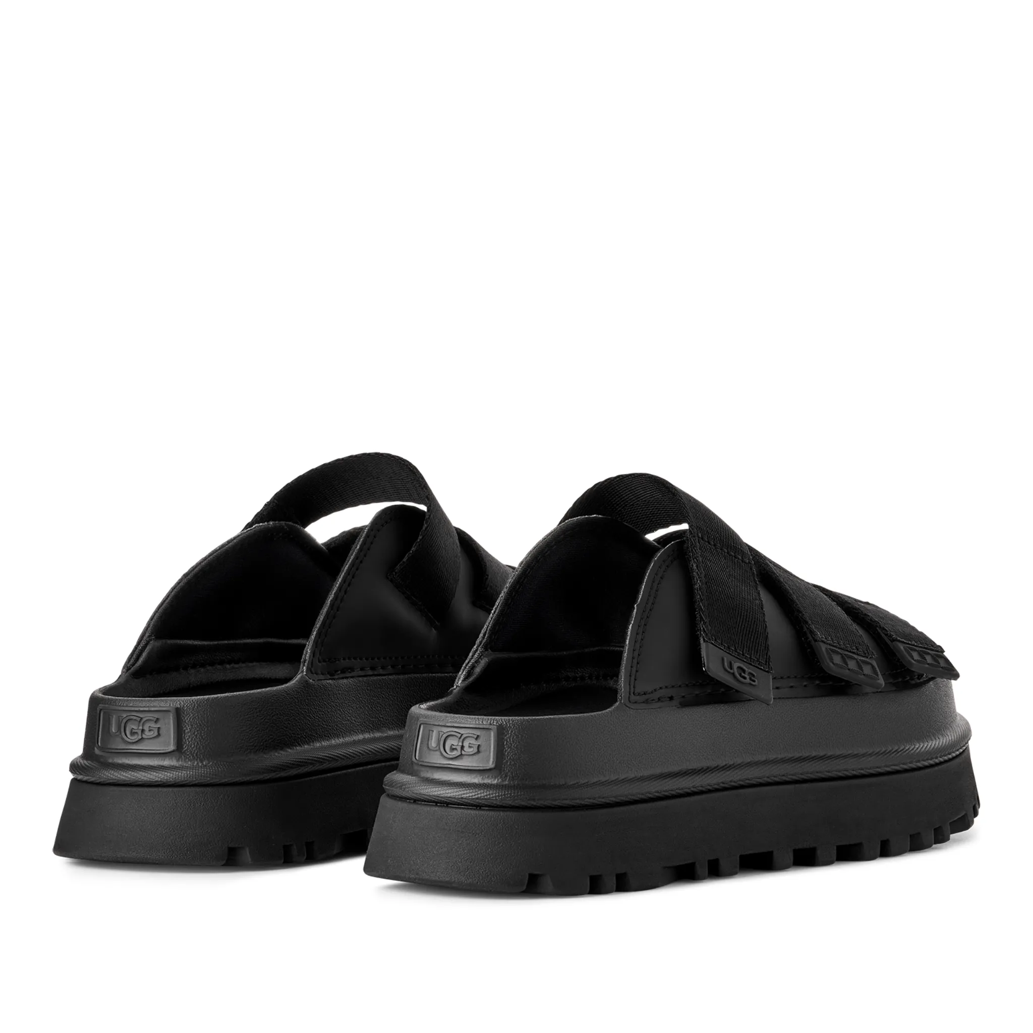 Womens UGG Black Goldenglow Slide