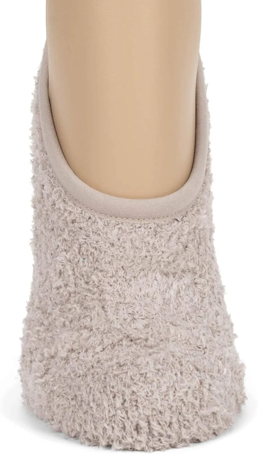 World's Softest Super Soft Cozy Footsie Slipper Socks with Grippers - One Size Fits Most