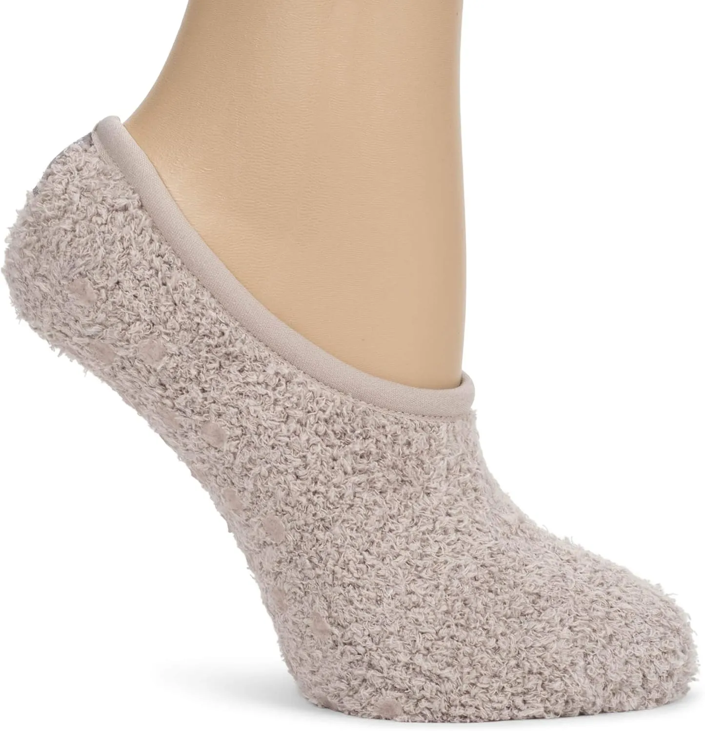 World's Softest Super Soft Cozy Footsie Slipper Socks with Grippers - One Size Fits Most