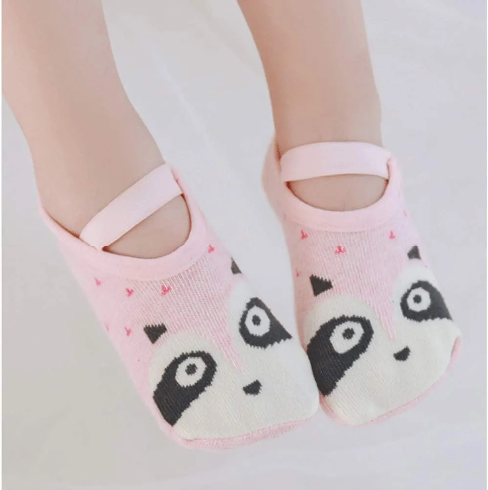 Yenzat Baby Anti Slip Non Skid Socks Grip for Toddler Girls Slipper 12 Pairs