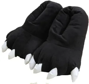 YUNZLAN Unisex Animal Paw Slipper for Men, Women, Boys, Girls, Winter Plush Home Slippers with Non-Slip Sole, Cosplay