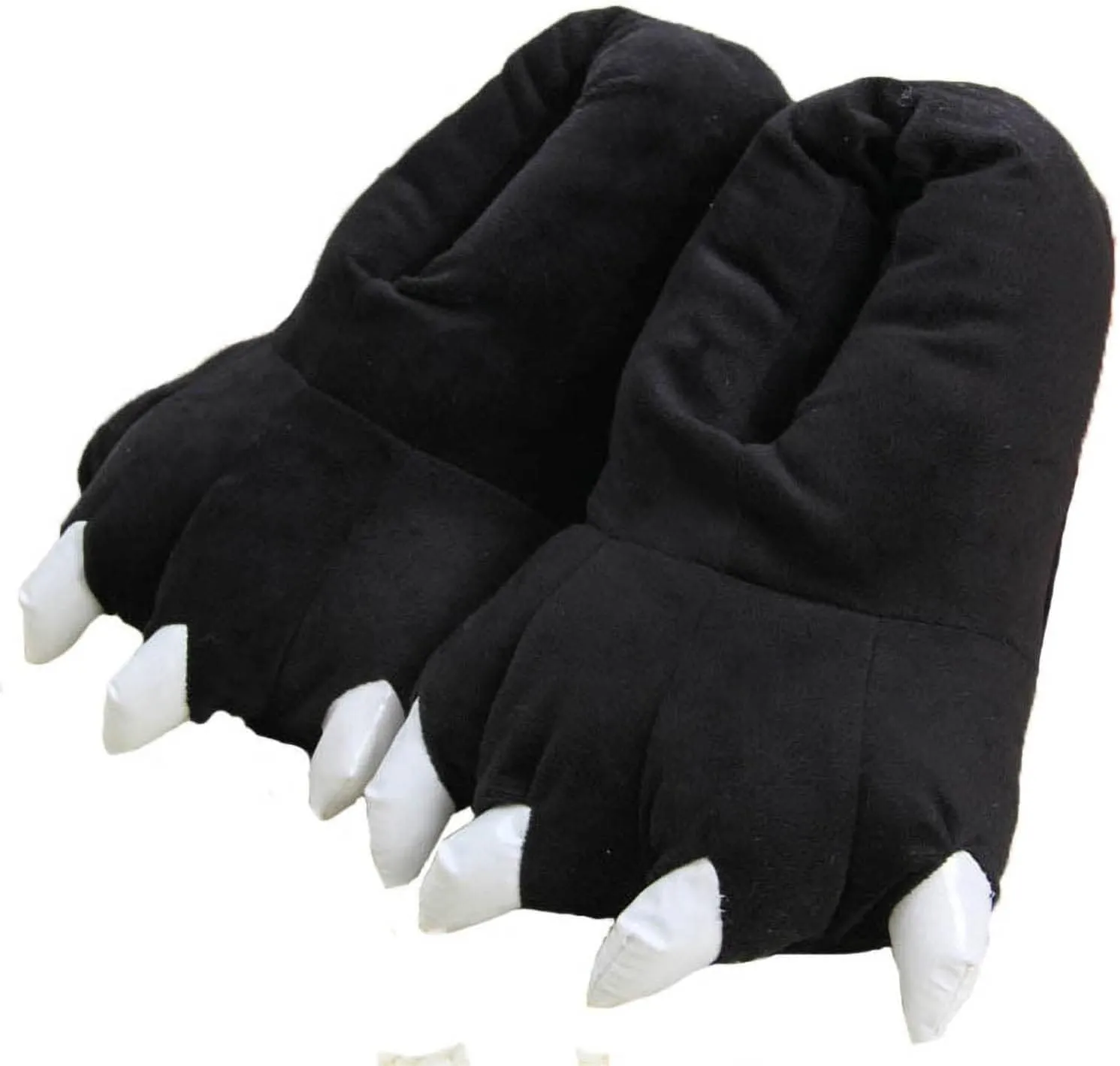 YUNZLAN Unisex Animal Paw Slipper for Men, Women, Boys, Girls, Winter Plush Home Slippers with Non-Slip Sole, Cosplay