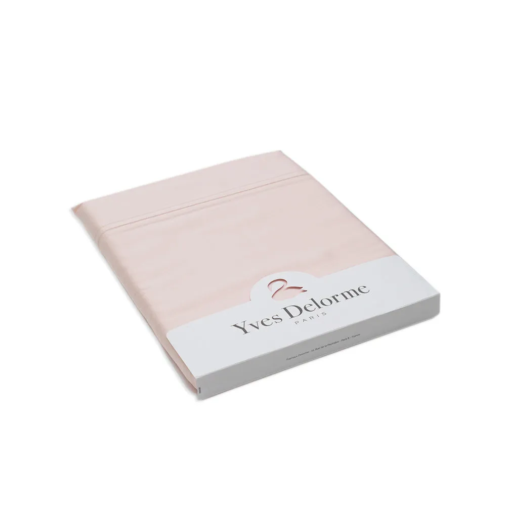 Yves Delorme Triomphe Flat Sheet Blush