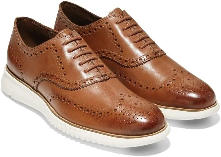 ZEROGRAND Men's 2 Wing Ox Oxford